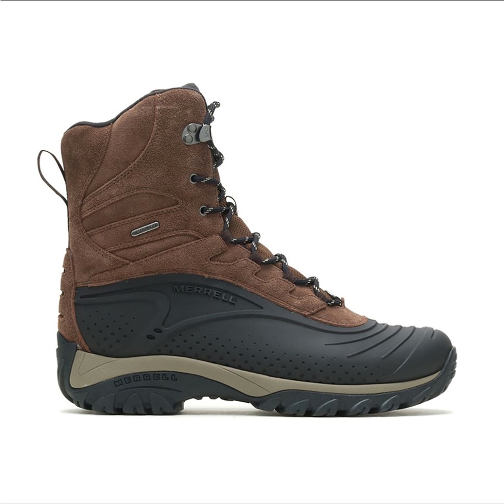 Men’s Merrell Thermo Frosty Tall Shell Waterproof Hiking boots in Earth